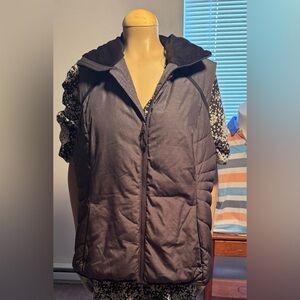 Champion Women's Dark Gray Puffer Vest